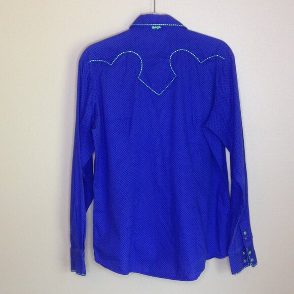 Cruel Girl Pearl Snap Long Sleeve Shirt Top XL - Picture 4 of 5